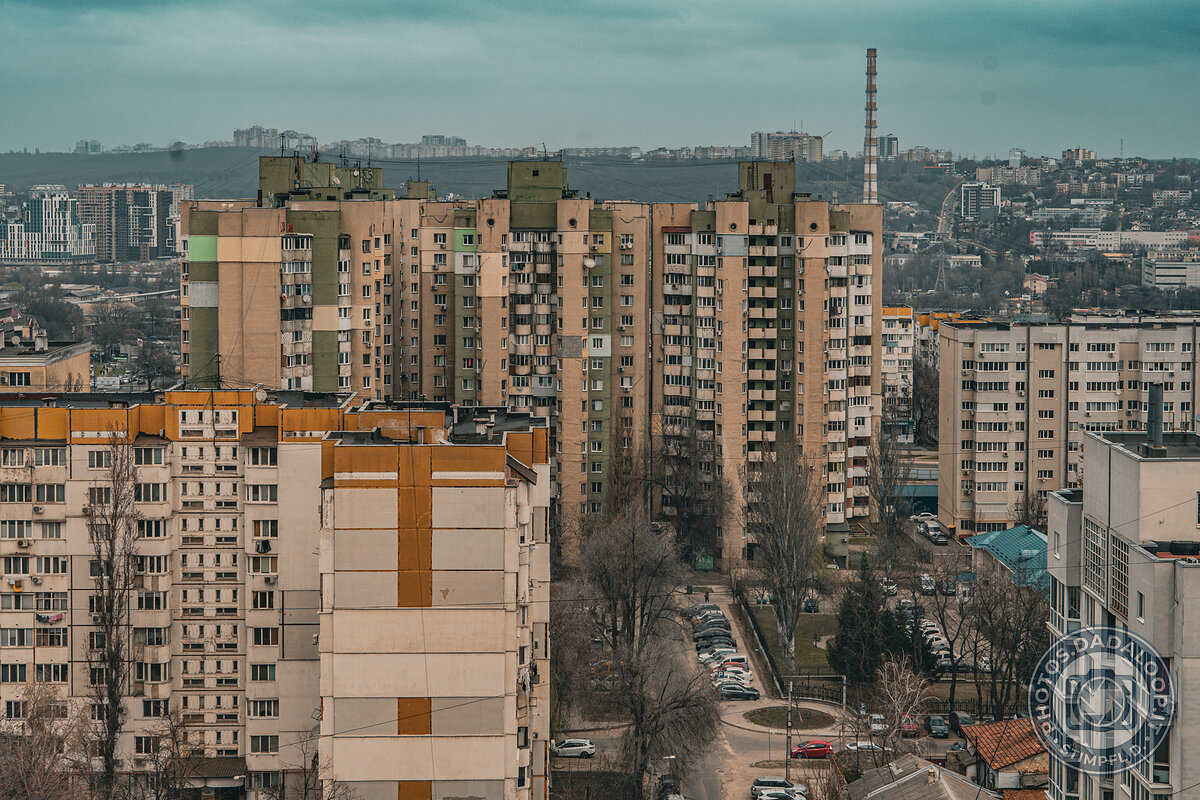 Urban density: residential buildings in Chișinău