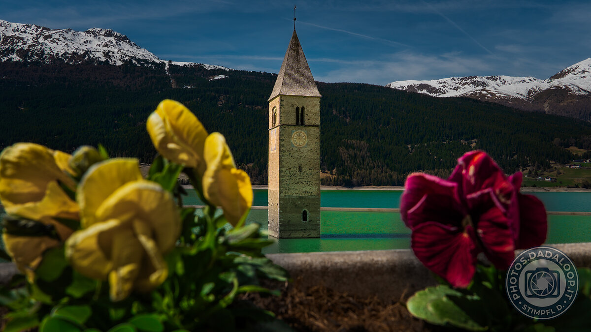 Kirchturm Alt-Graun - Campanile lago di Resia