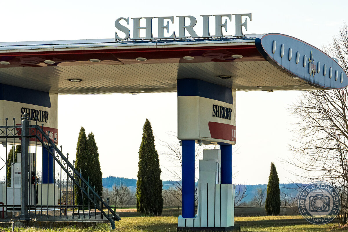 Stazione di servizio Sheriff abbandonata, Transnistria